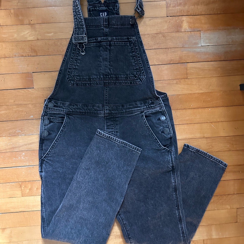 Dark Denim Overalls